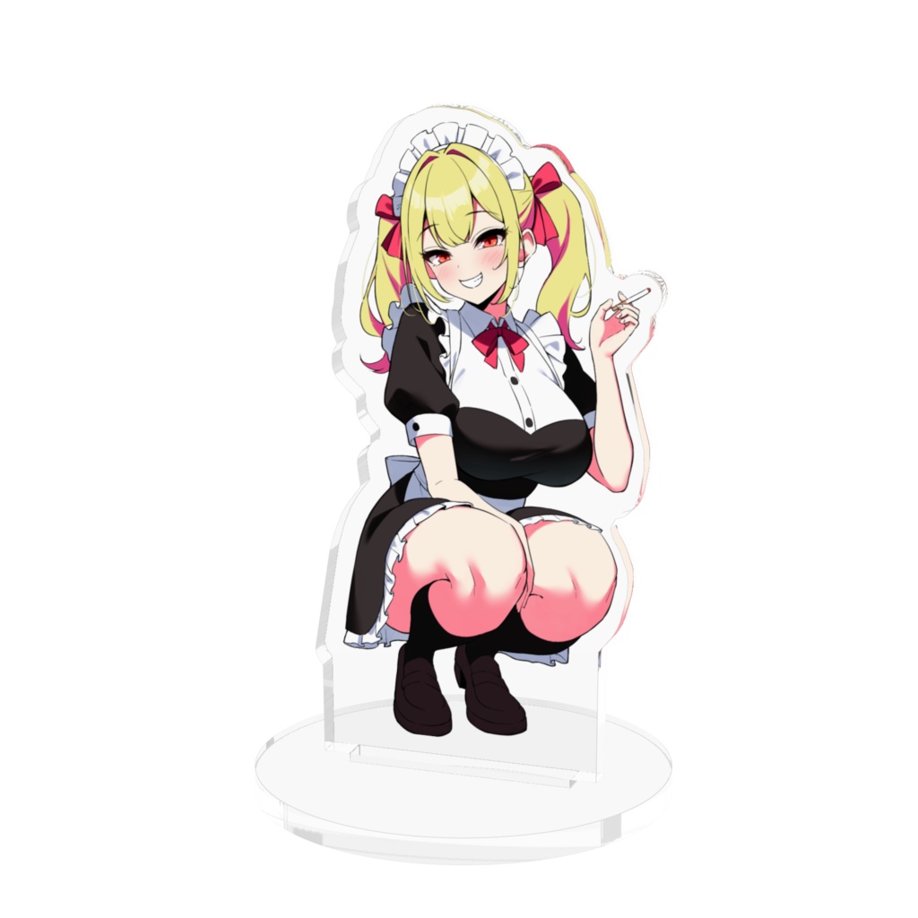 喫煙メイドアクリルスタンド