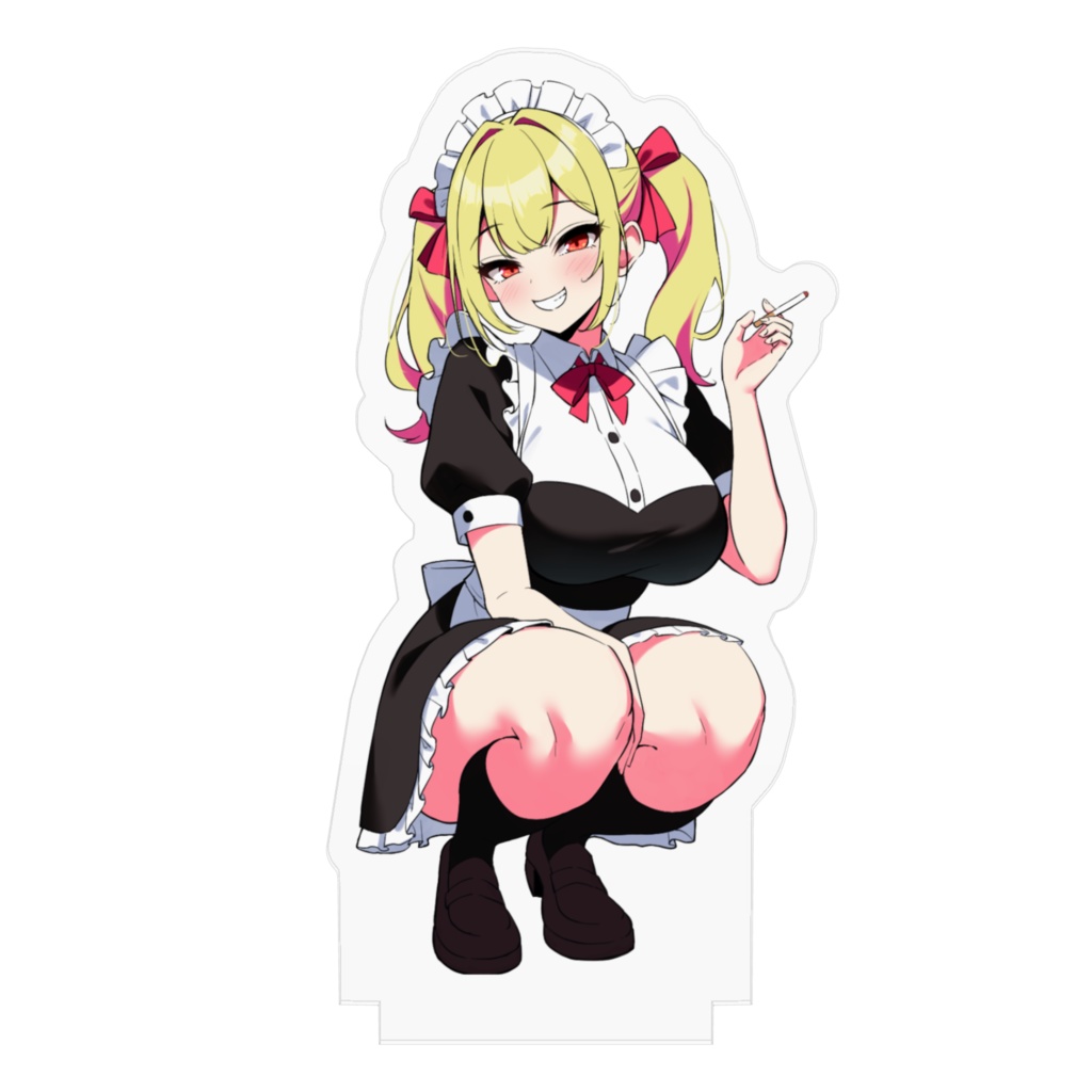 喫煙メイドアクリルスタンド