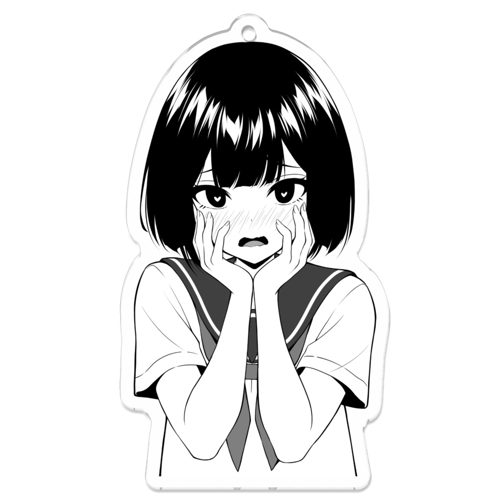 ツンデレ少女アクリルキーホルダー