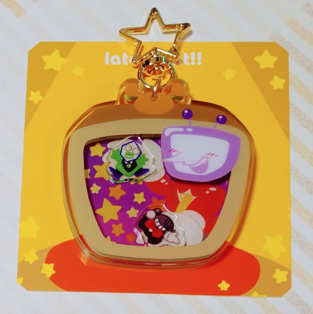 ピピテナシャカシャカアクリルキーホルダー