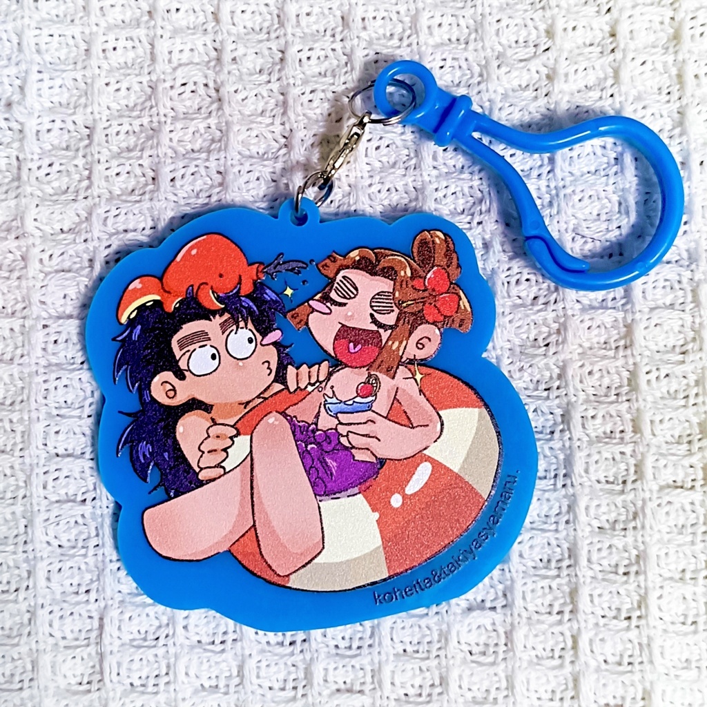 こへ滝プカプカアクリルキーホルダー