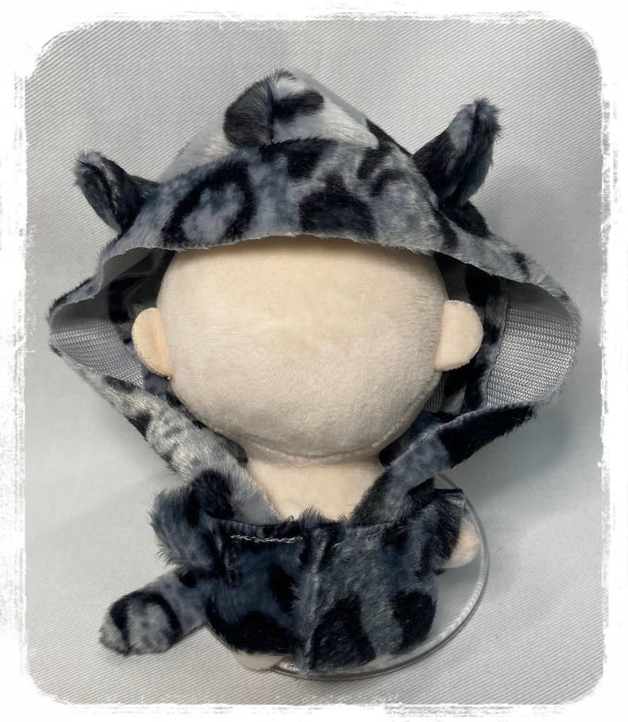 ジャガ耳パーカー グレー