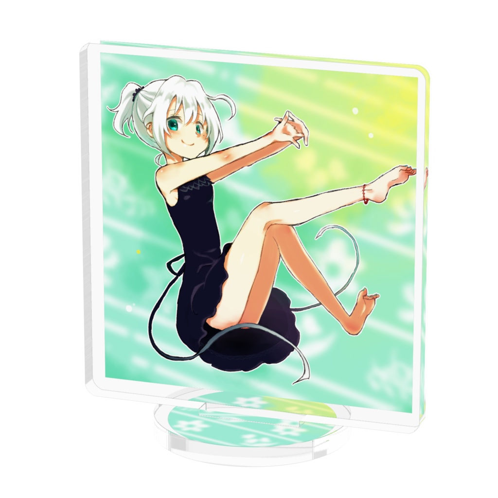 灰色ちゃんアクリルフィギュア