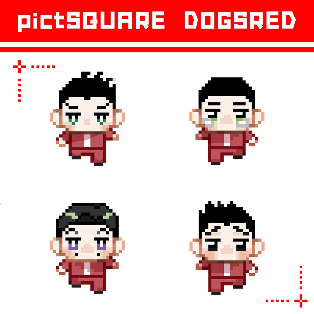 pictSQUARE用　アバター4種