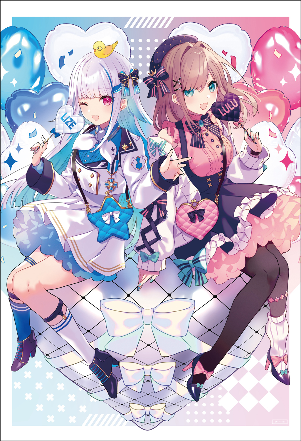 にじさんじ 鈴原るる でびでびでびる プレイマット デスクマット 大人の