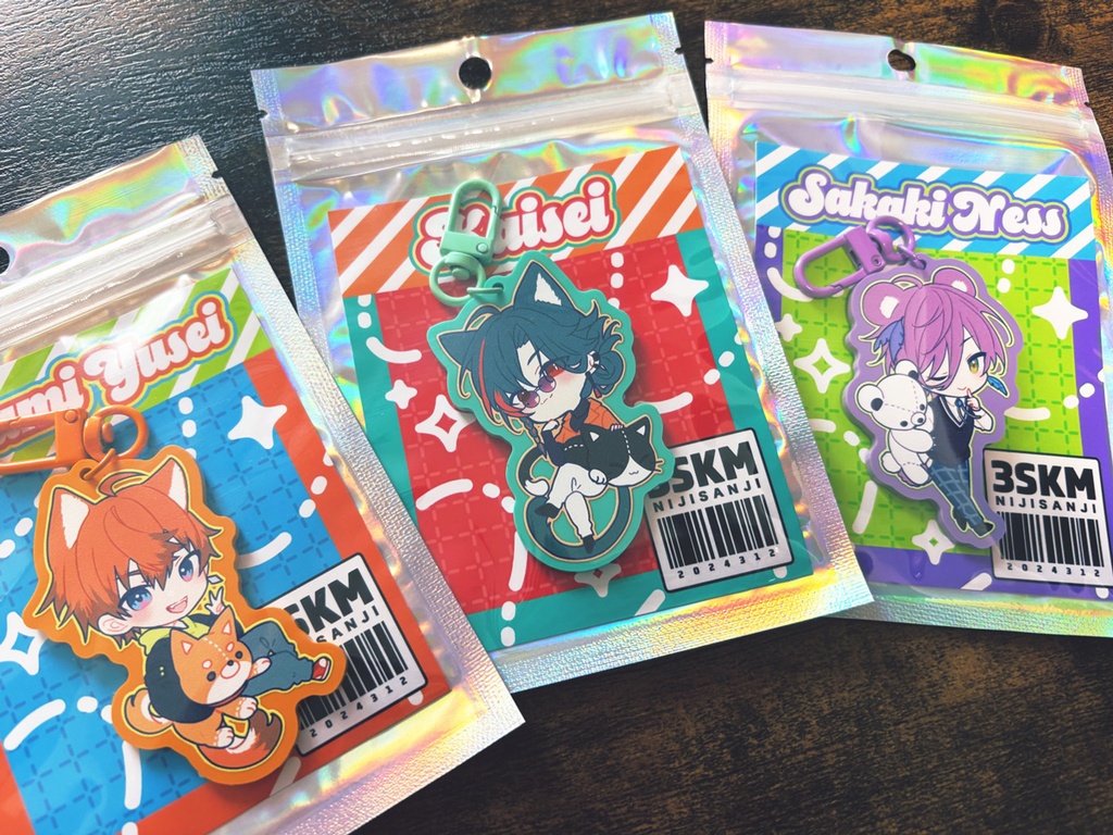 3SKMアクリルキーホルダー