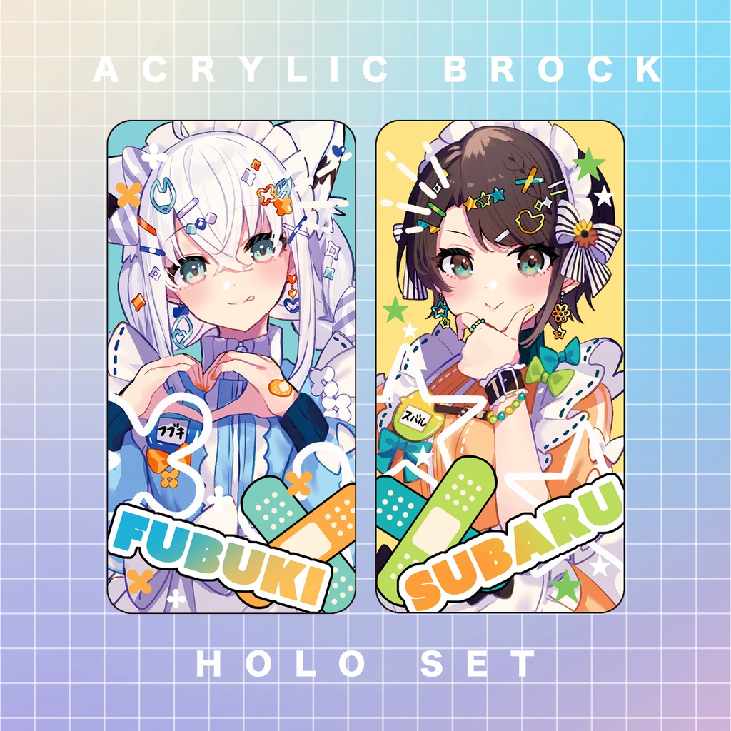 ホロライブアクリルブロック