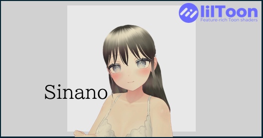 【オリジナルヘアー】ハーフアップ【VRChat】