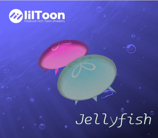 【ヘッドアクセサリー】Jellyfish（クラゲ）【VRChat】