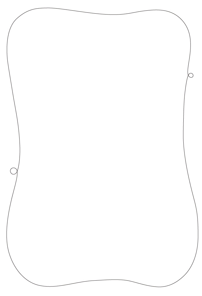 【表紙等印刷用】シンプルな枠素材