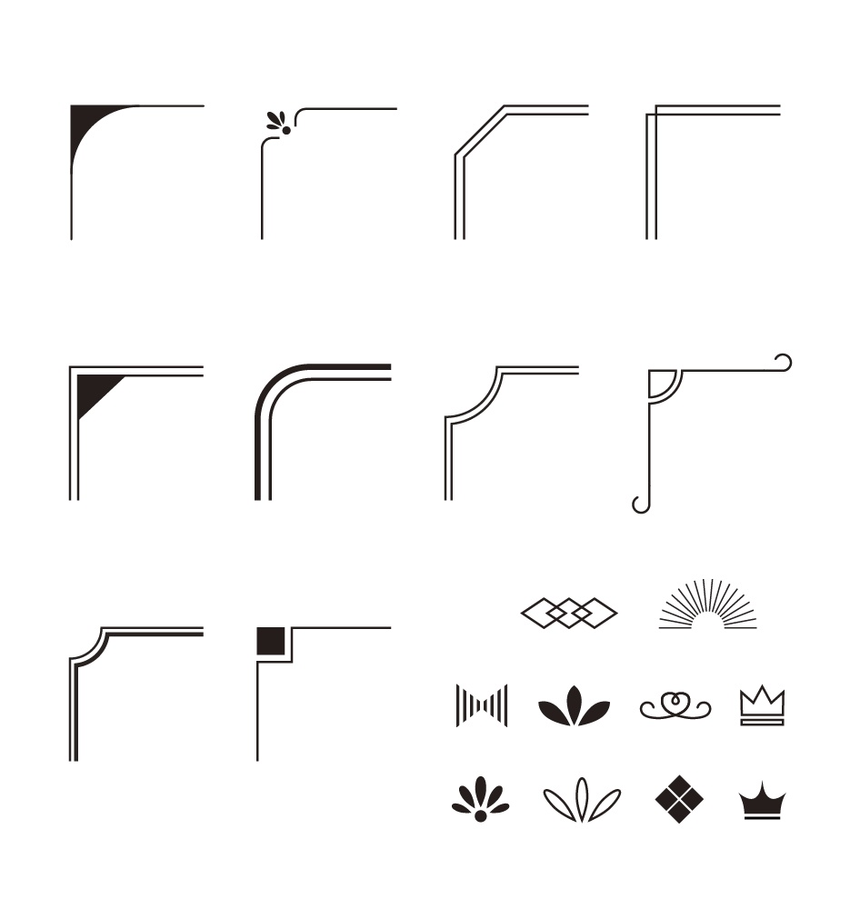 【表紙等印刷用】組み合わせフレームセット