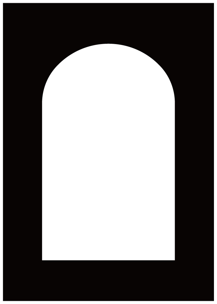 【表紙等印刷用】シンプルな枠素材・2