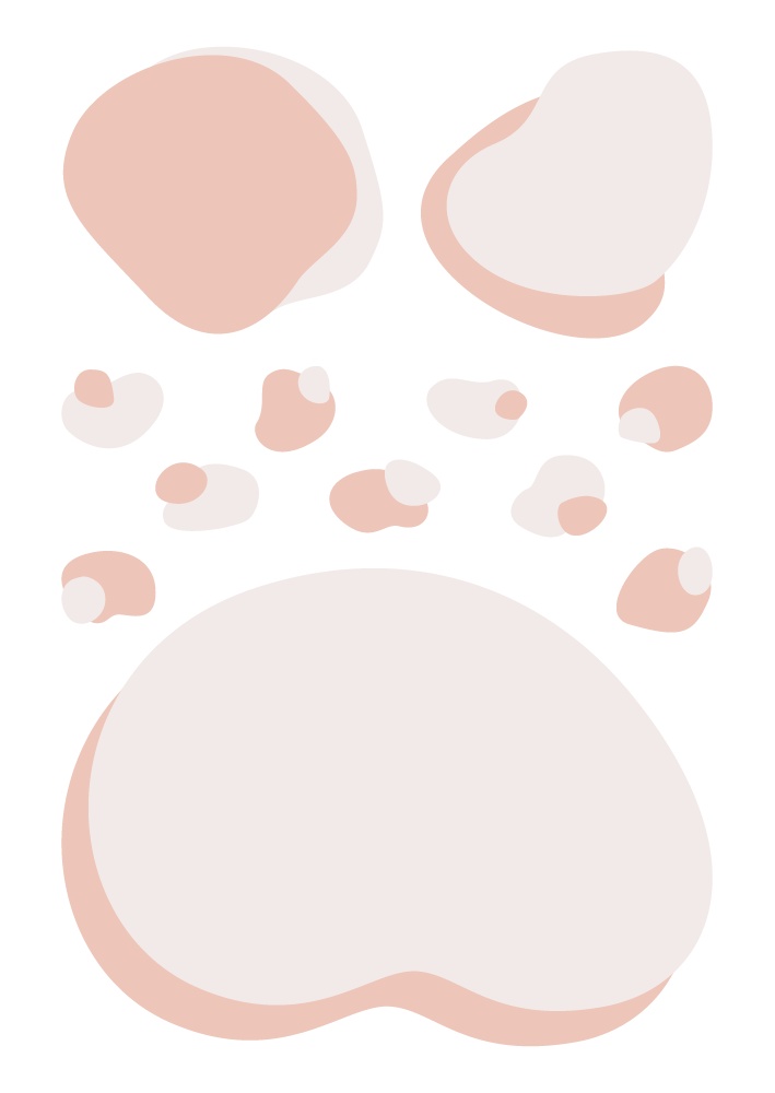 【印刷用高解像度】流体のあしらい6色セット