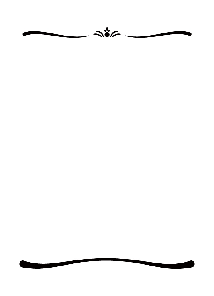 【印刷用高解像度】高さ変更自在・シンプルなフレーム集