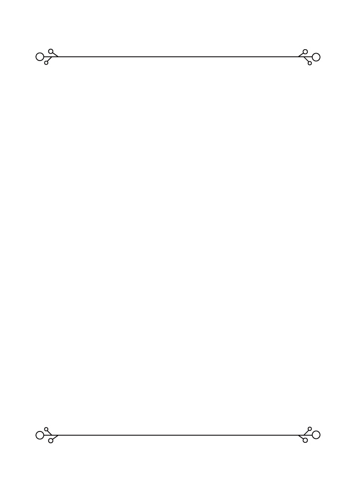 【印刷用高解像度】高さ変更自在・シンプルなフレーム集