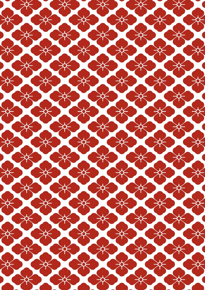 【印刷用高解像度】A4サイズ和柄素材セット集