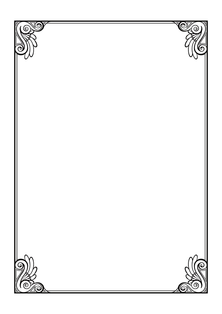 【印刷用高解像度】クラシカル × モダン ヨーロピアンフレーム&単体素材セット(20点)