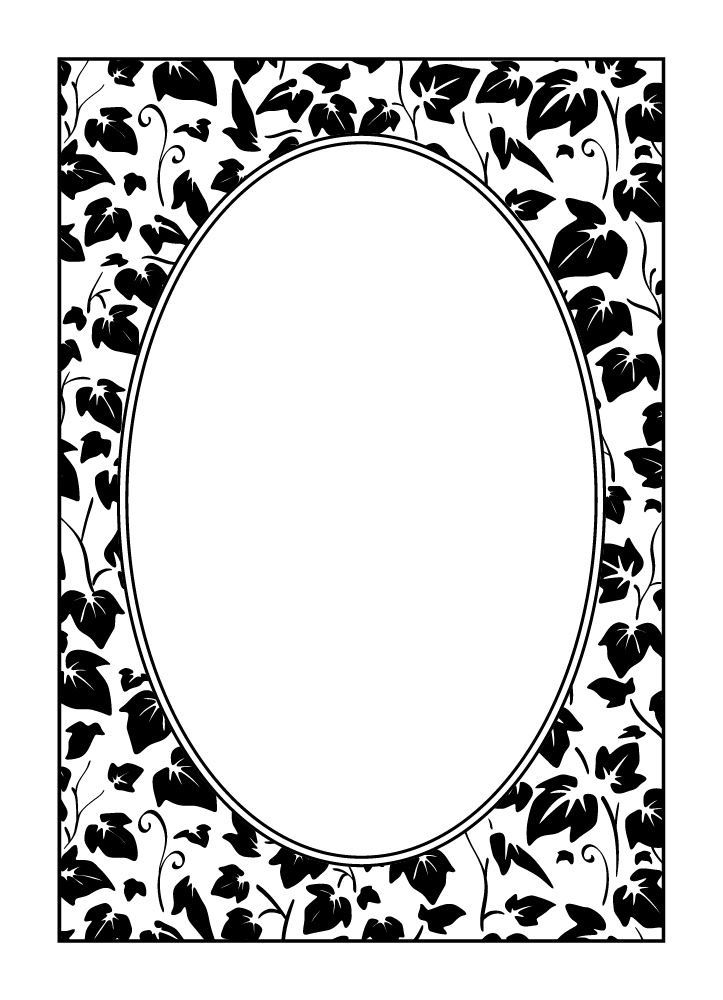 【印刷用高解像度】総柄フレームコンプリートセット