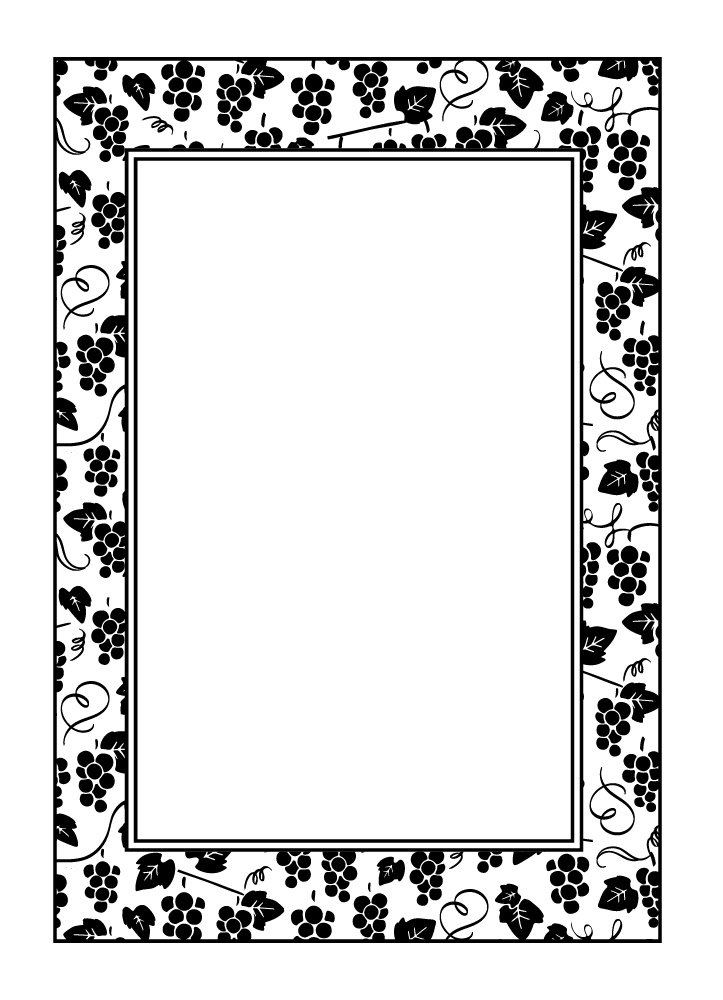 【印刷用高解像度】総柄フレームコンプリートセット