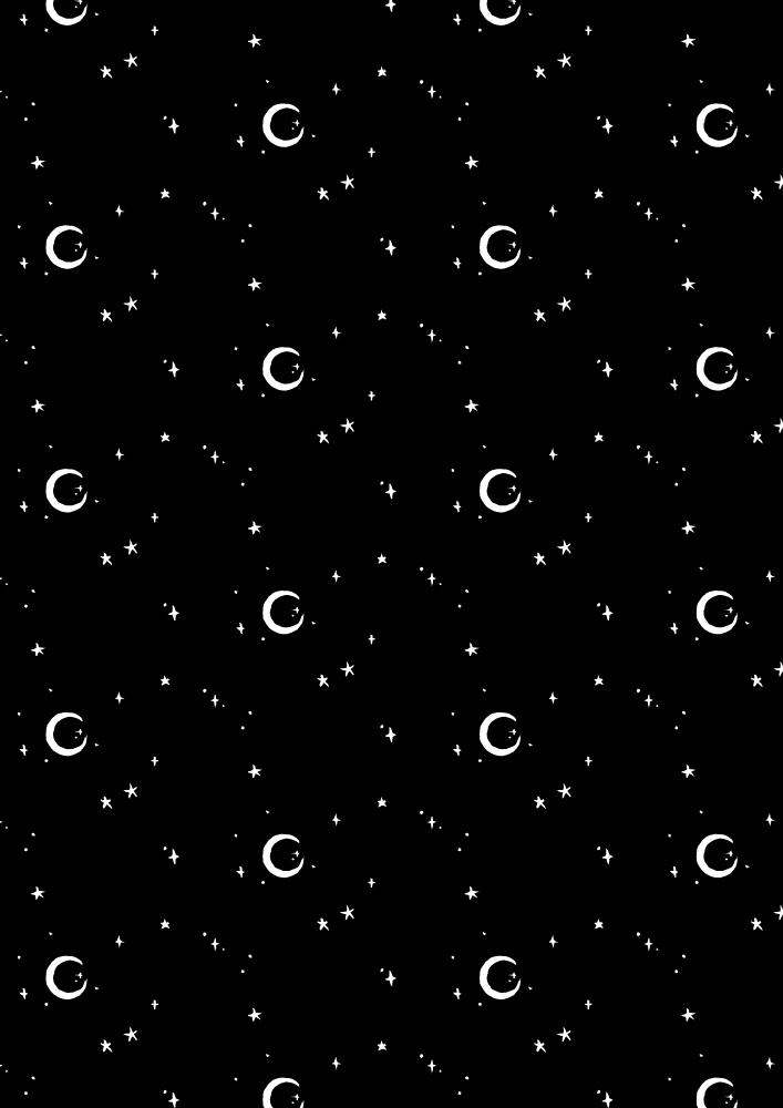 【印刷用高解像度】総柄フレームセットvol.2 十二星座/月/天の川/ボーダー