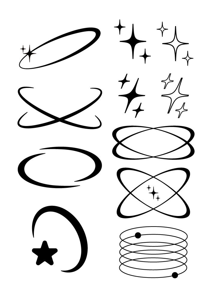 【印刷用高解像度】平成レトロY2K素材集