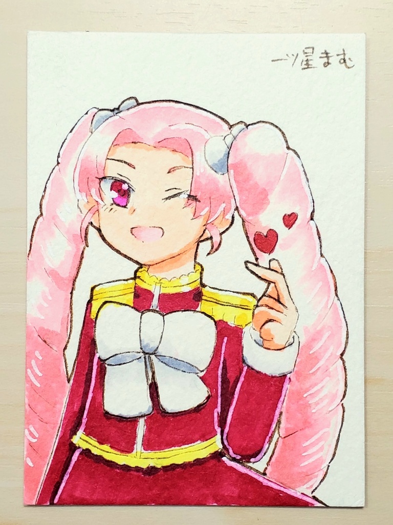 手描きイラストカード　カミュラス・ジーノ