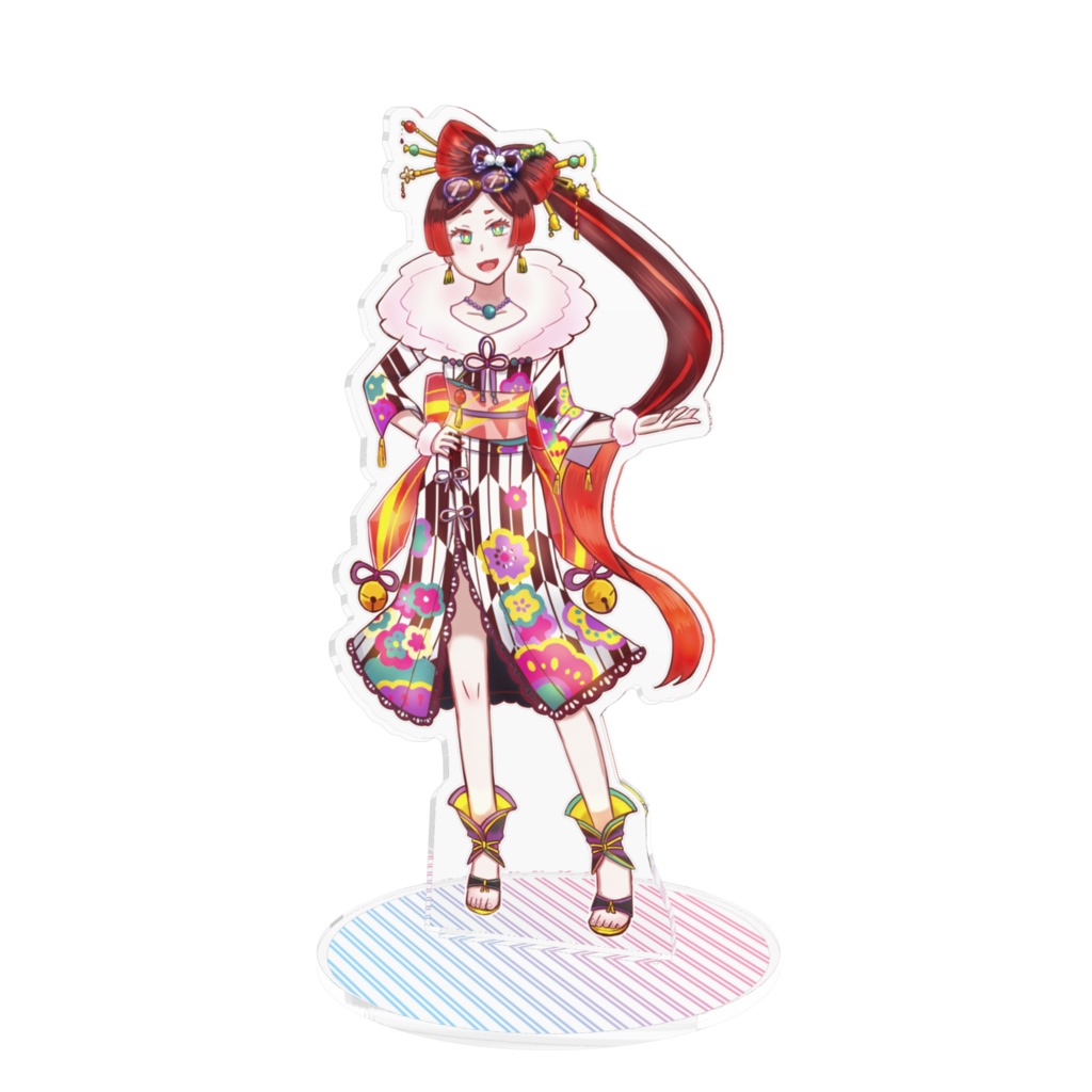 ビッグアクリルフィギュア　Thanks you!　アメ