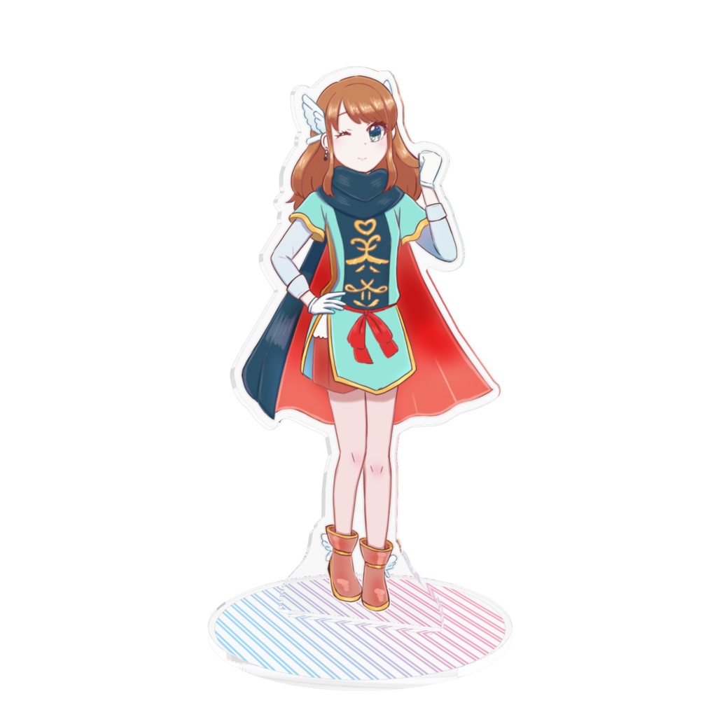 ビッグアクリルフィギュア　Thanks you!　クリス