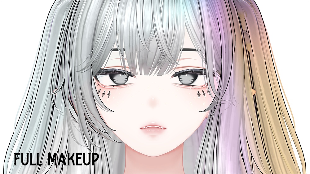 『Makeup, Eye texture, Freckles, Face Blendshape』 『Shinra-森羅』