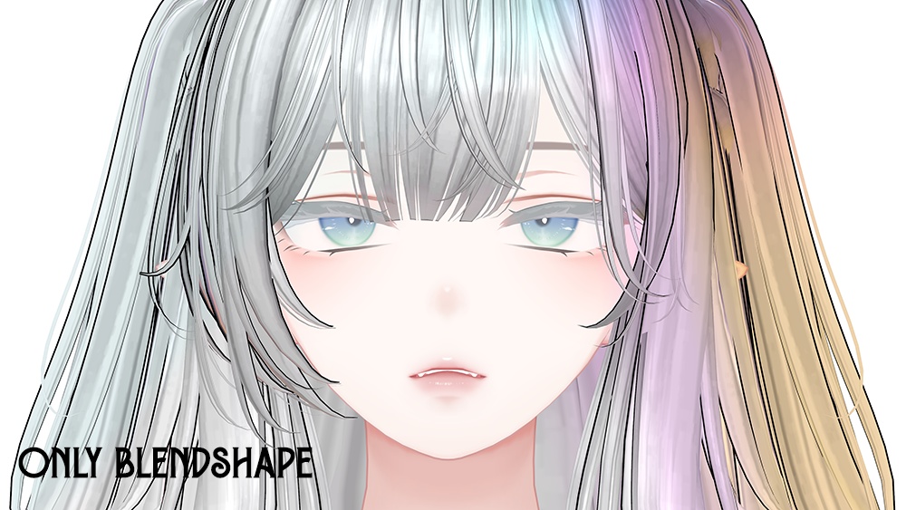 『Makeup, Eye texture, Freckles, Face Blendshape』 『Shinra-森羅』