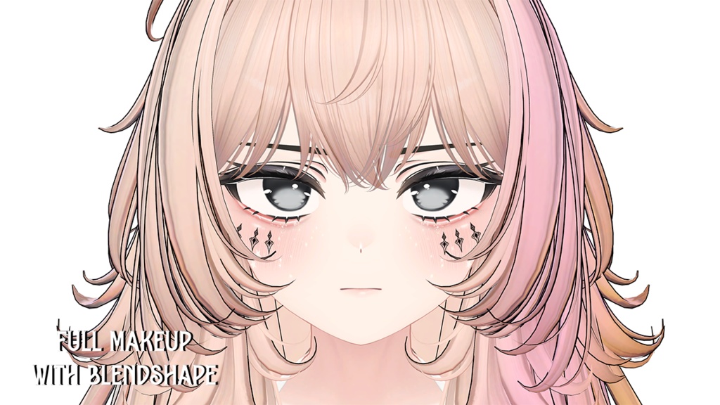 『Makeup, Eye texture, Freckles, Face Blendshape』 『Manuka-マヌカ』