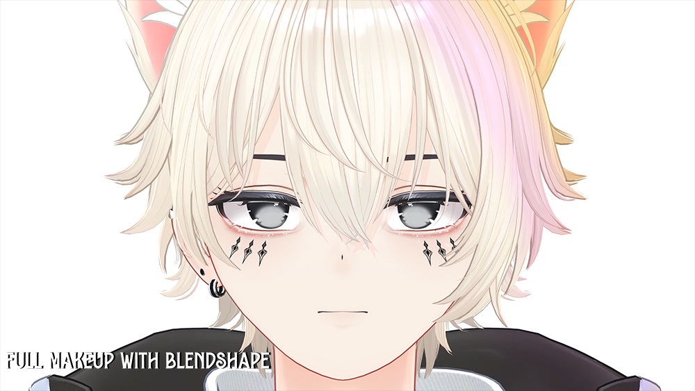『Makeup, Eye texture, Face Blendshape』 『Kanata-彼方』