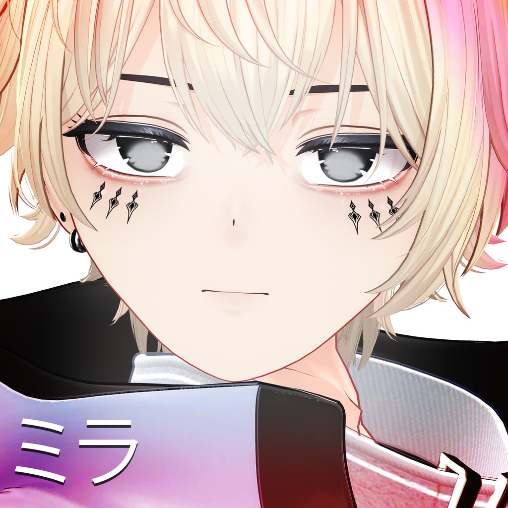 『Makeup, Eye texture, Face Blendshape』 『Kanata-彼方』