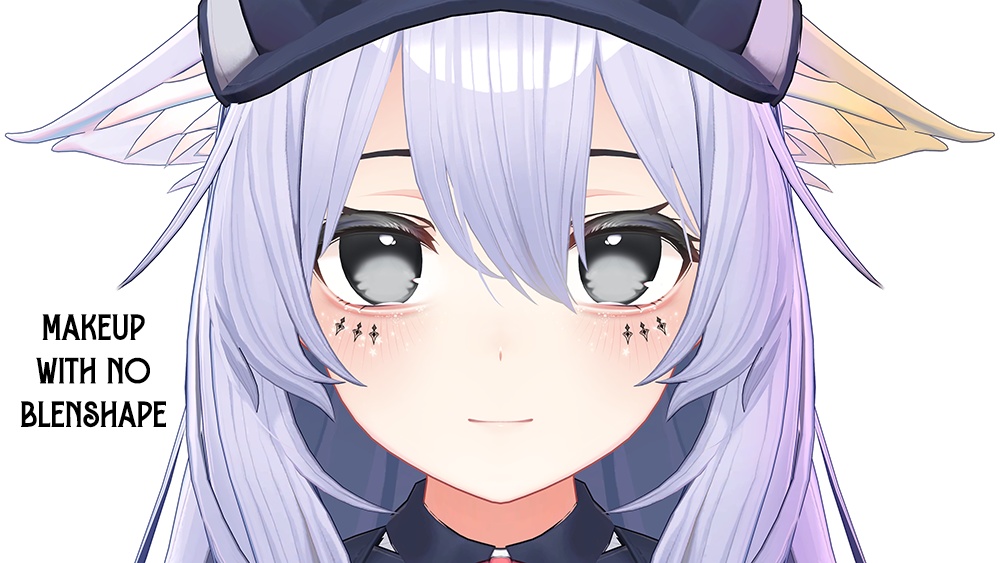 『Makeup, Eye texture, Freckles, Face Blendshape』 『kikyo-桔梗』