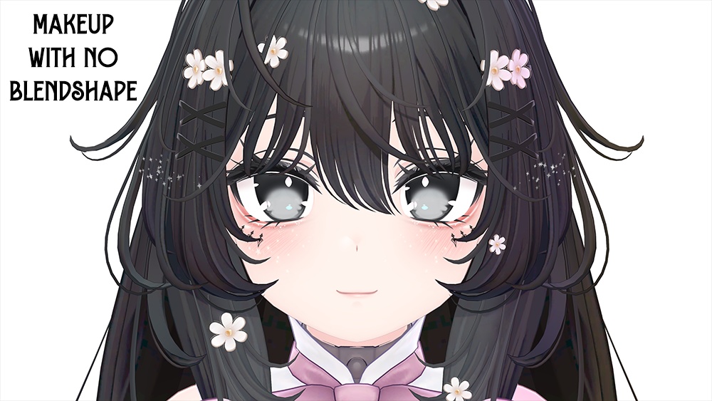 『Makeup, Eye texture, Freckles, Face Blendshape』 『Selestia-セレスティア』