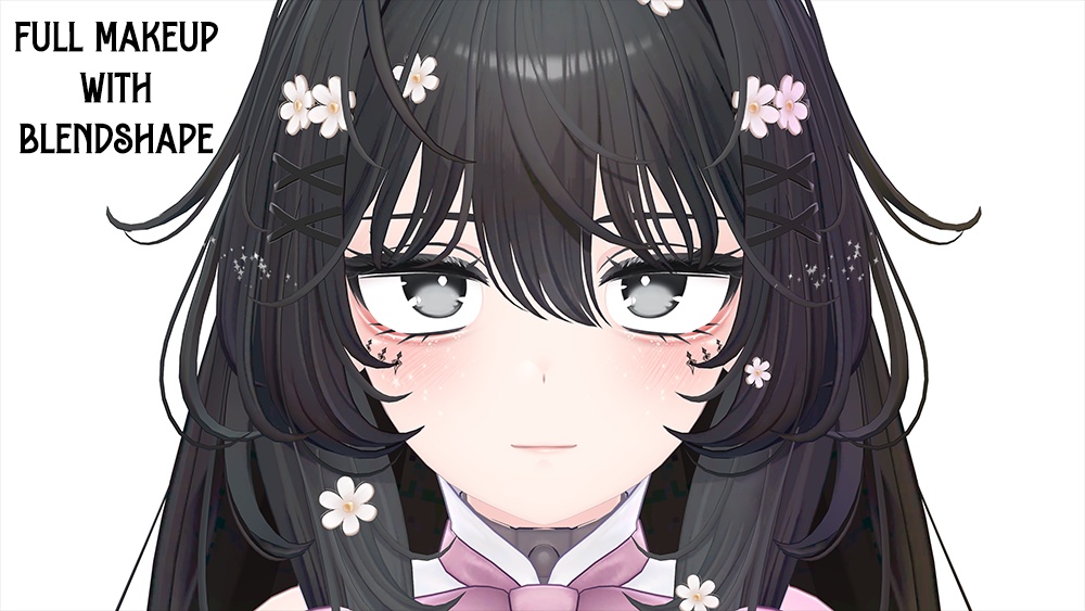 『Makeup, Eye texture, Freckles, Face Blendshape』 『Selestia-セレスティア』
