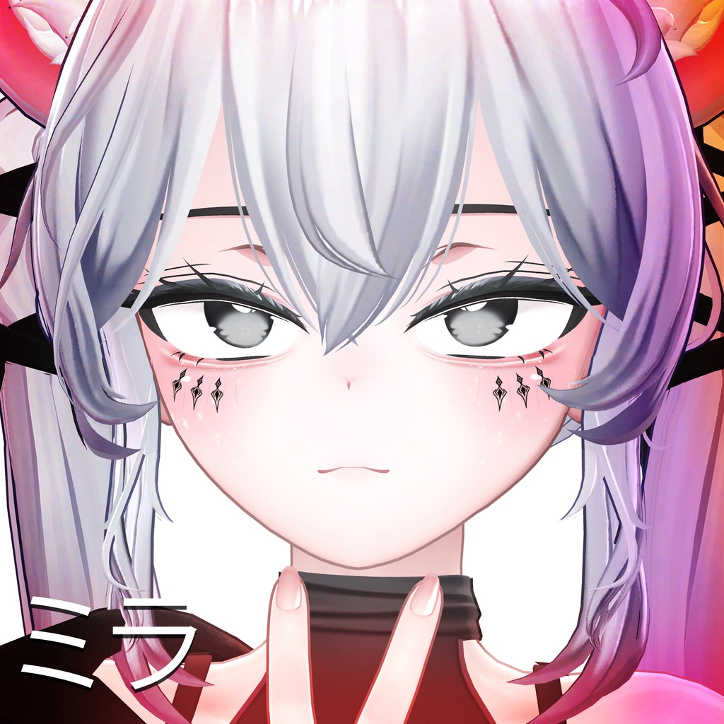 『Makeup, Eye texture, Freckles, Face Blendshape』 『Sio-しお』