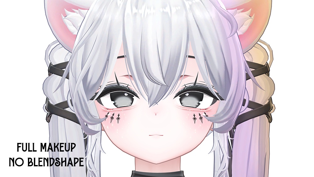 『Makeup, Eye texture, Freckles, Face Blendshape』 『Sio-しお』