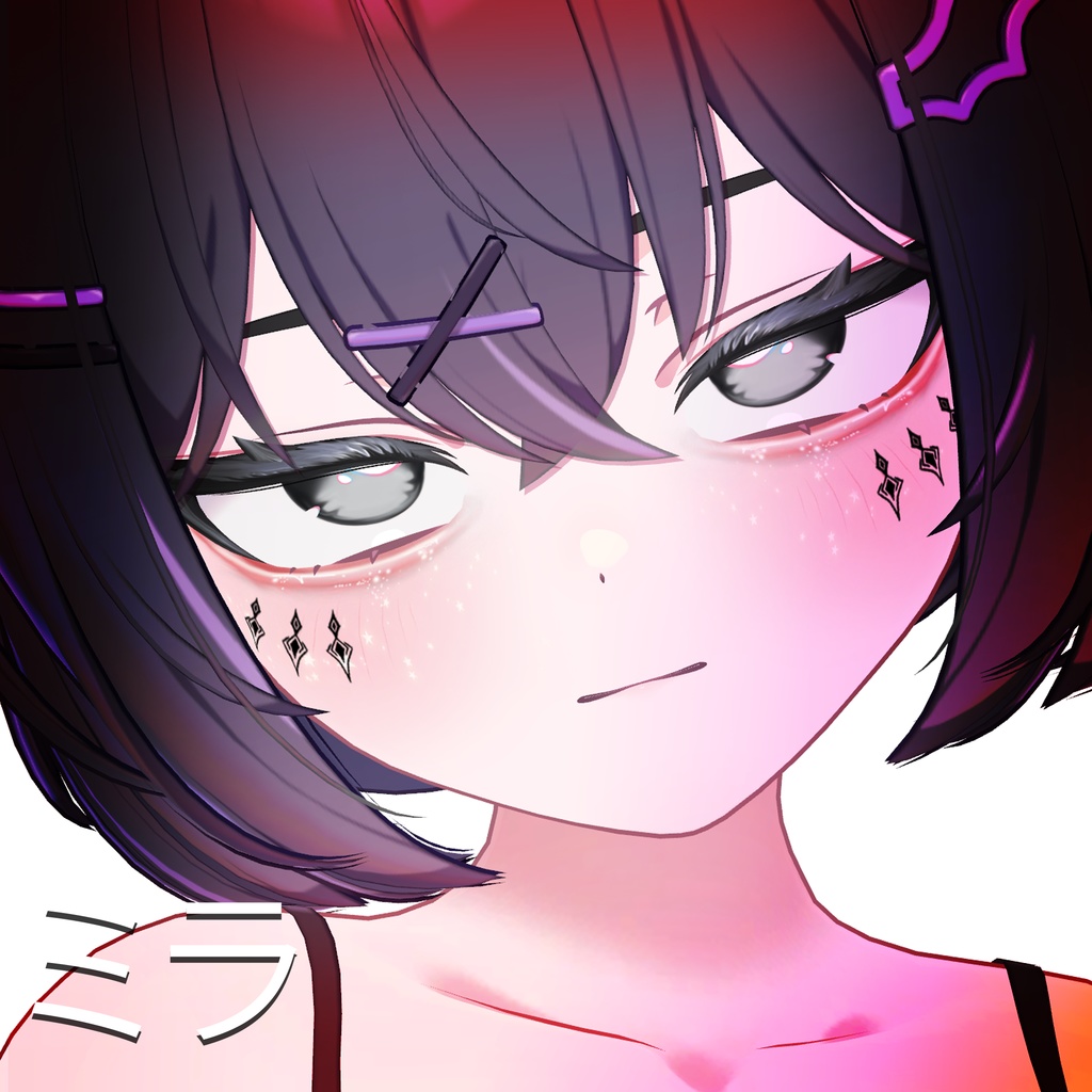 『Makeup, Eye texture, Freckles, Face Blendshape』 『Chocolat-ショコラ』