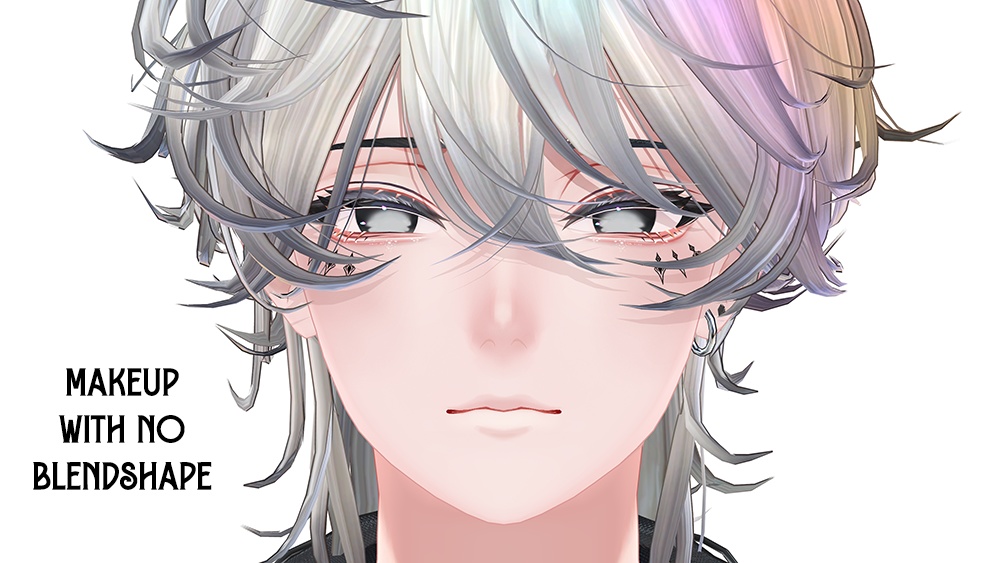 『Makeup, Eye texture, Face Blendshape』 『Hanka-斑霞』