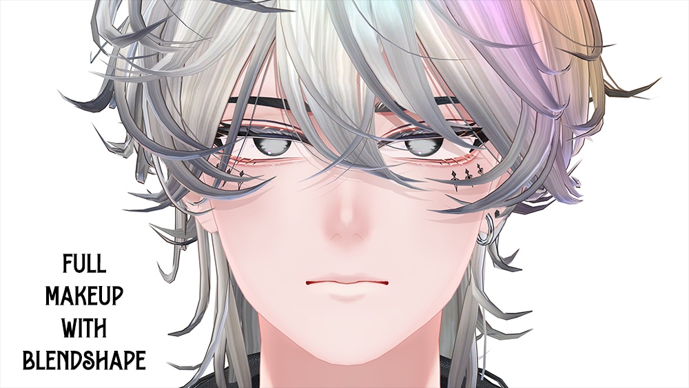 『Makeup, Eye texture, Face Blendshape』 『Hanka-斑霞』