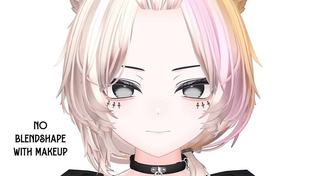 『Makeup, Eye texture, Freckles, Face Blendshape』 『Mao-真央』