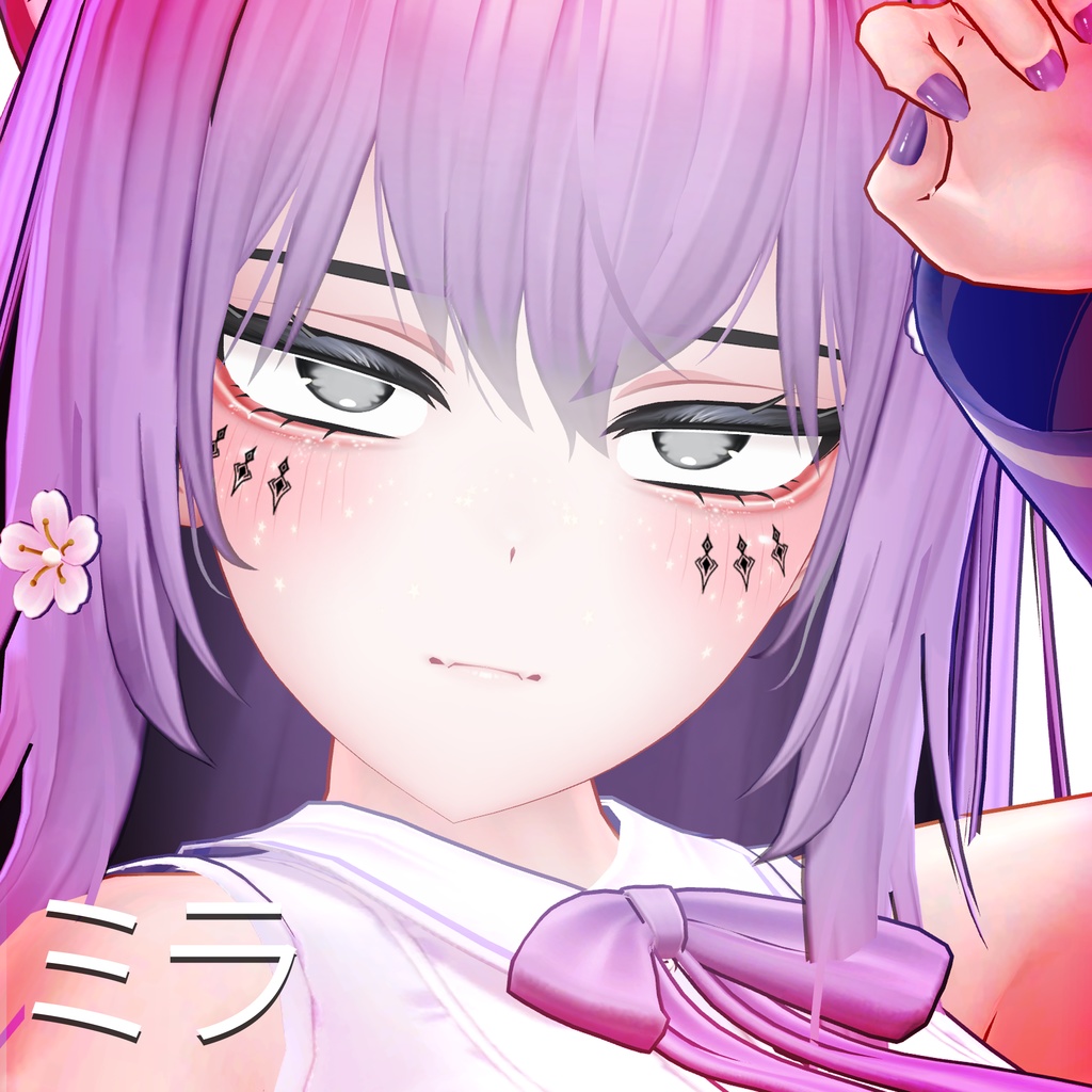 『Makeup, Eye texture, Freckles, Face Blendshape』 『Moe-萌』