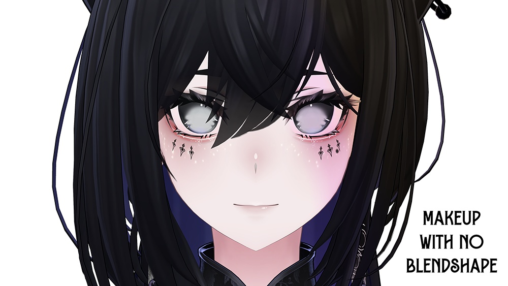 『Makeup, Eye texture, Freckles, Face Blendshape』 『Lasyusha-ラシューシャ』