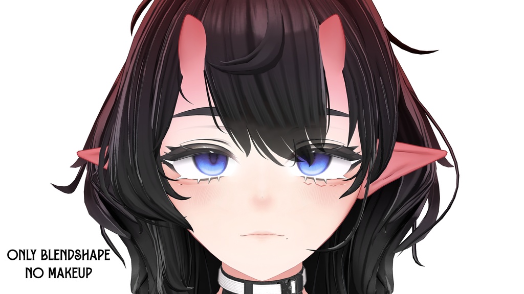 『Makeup, Eye texture, Tongue, Face Blendshape』 『Uruki-ウルキ』