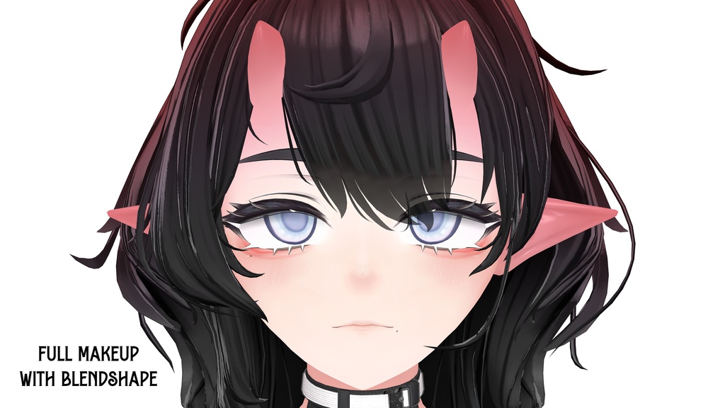 『Makeup, Eye texture, Tongue, Face Blendshape』 『Uruki-ウルキ』