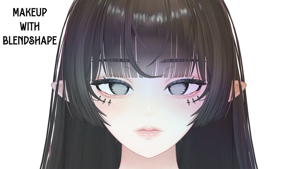 『Makeup, Eye texture, Freckles, Face Blendshape』 『Lumina - ルミナ』