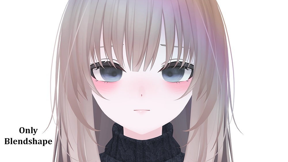 『Makeup, Eye texture, Freckles, Face Blendshape』 『Nagi』