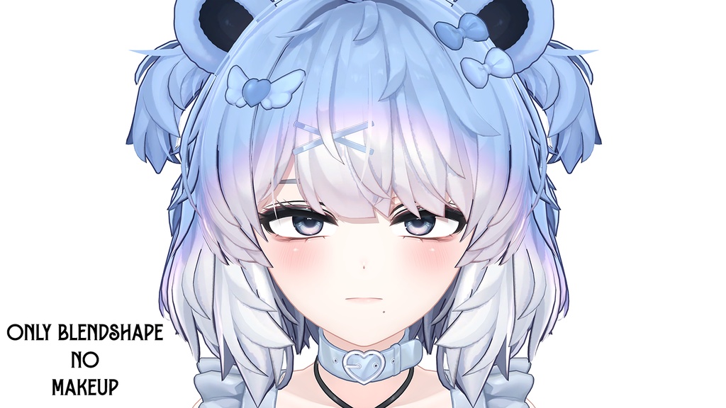 『Makeup, Eye texture, Freckles, Face Blendshape』 『Kumaly - ひきくまりのクマリ』