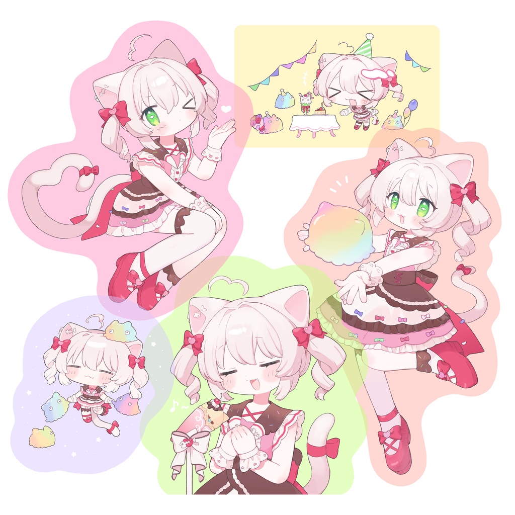 どこでも一緒♡ステッカー